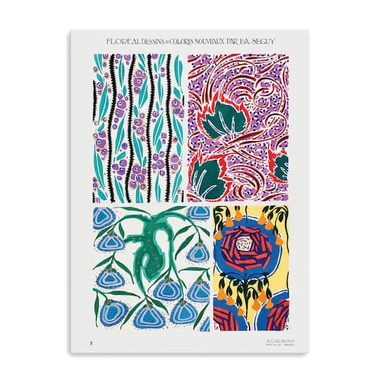 Lumaprints Vintage Art Nouveau Canvas Giclée Art